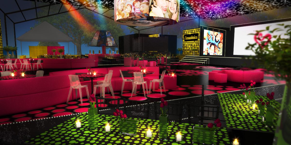 Aniversário 15 Anos Isabella Manaus: imagem 3D e projeto cenográfico em 2012 - imagem 12
