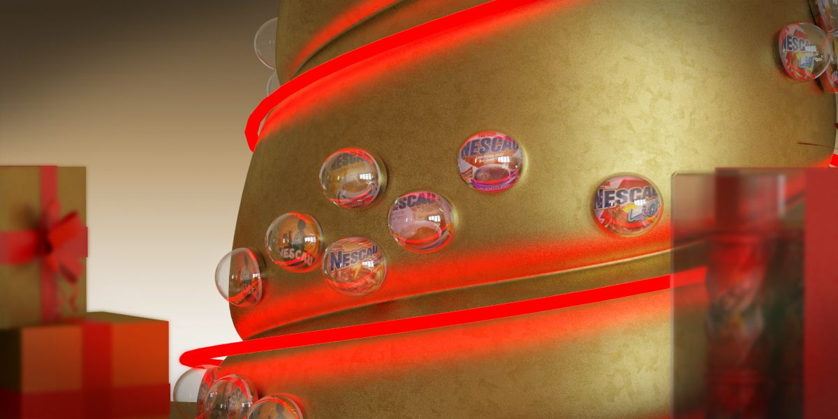 Árvore Natal Nestle: imagem 3D e projeto cenográfico em 2012 - imagem 5