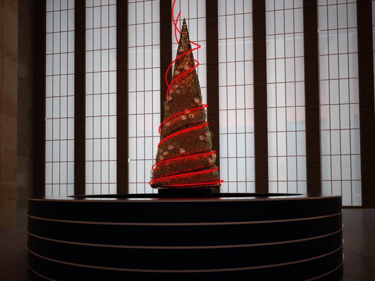 Árvore Natal Nestle: imagem 3D e projeto cenográfico em 2012 - imagem 6