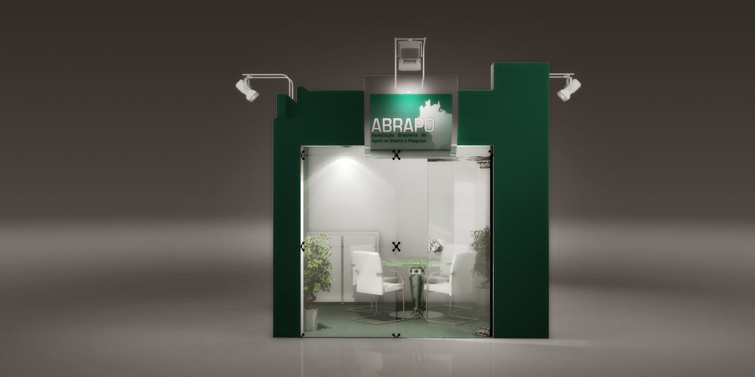ABRAPO: stand de 2012 com leitura clara de marca - imagem 3