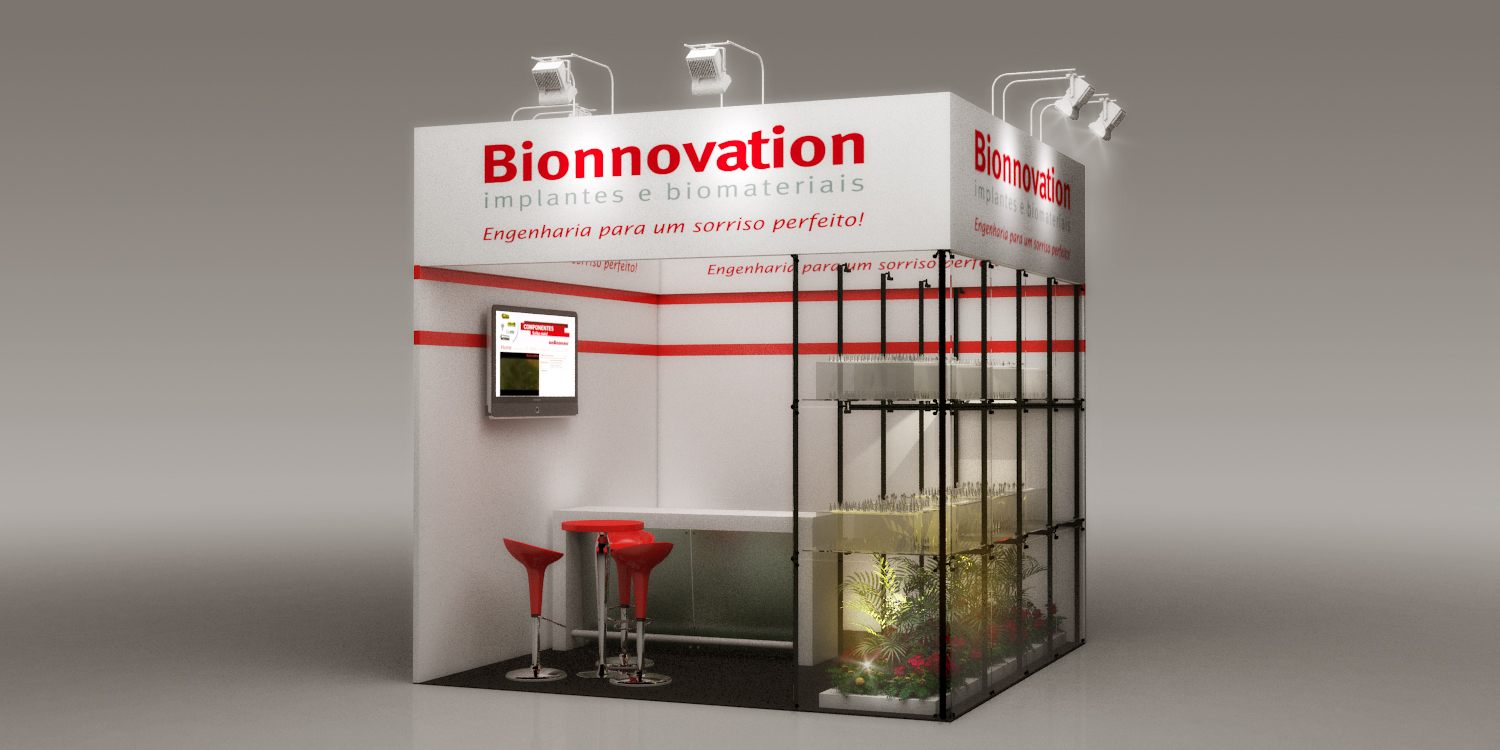Bionnovation: stand de 2012 com leitura clara de marca