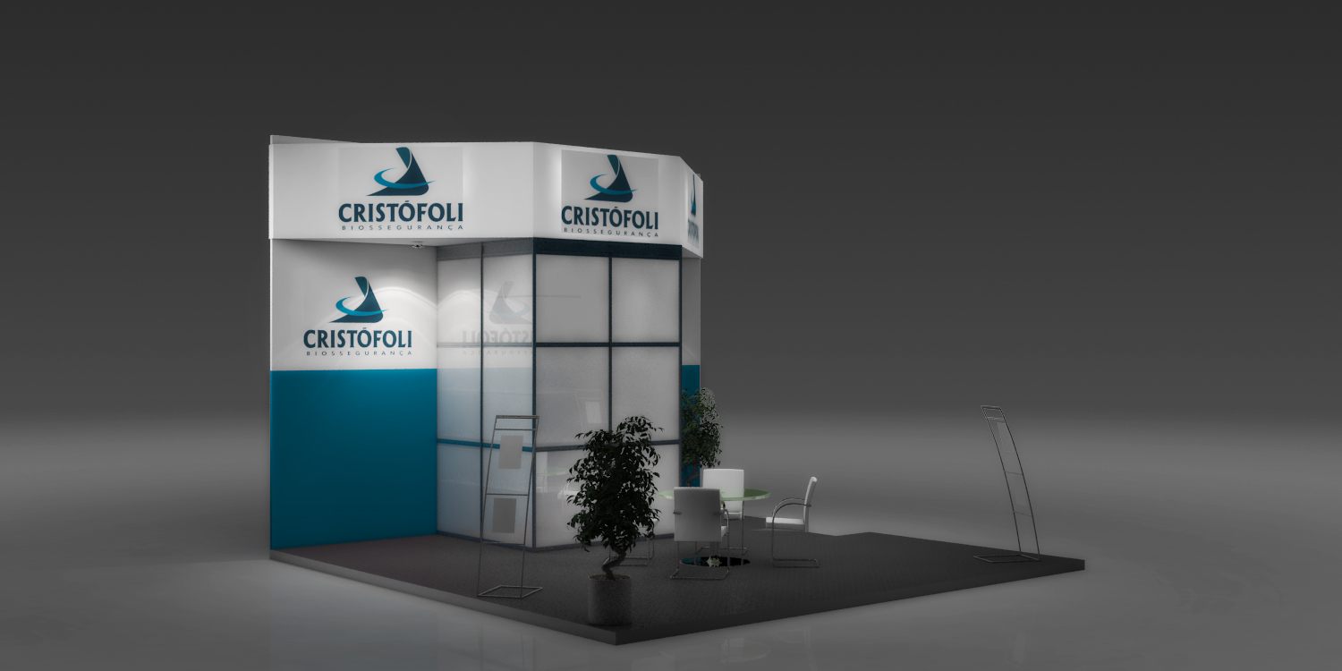 Cristofoli: arquitetura promocional em render e escala real - imagem 1