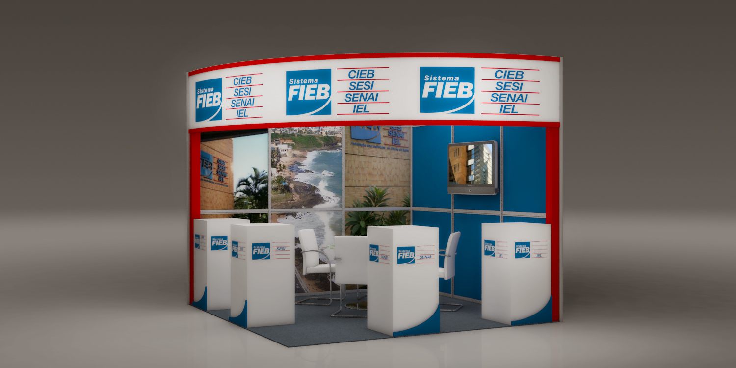FIEB: estande com presença visual e argumento comercial - imagem 2