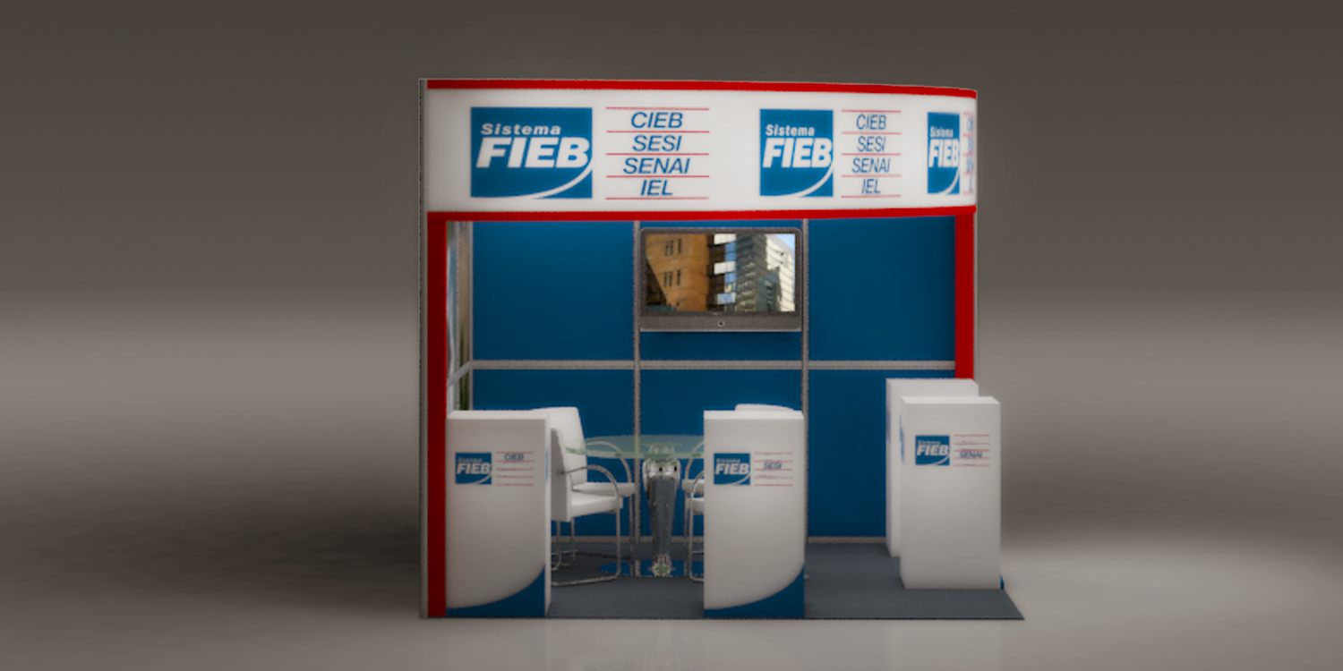 FIEB: estande com presença visual e argumento comercial - imagem 3