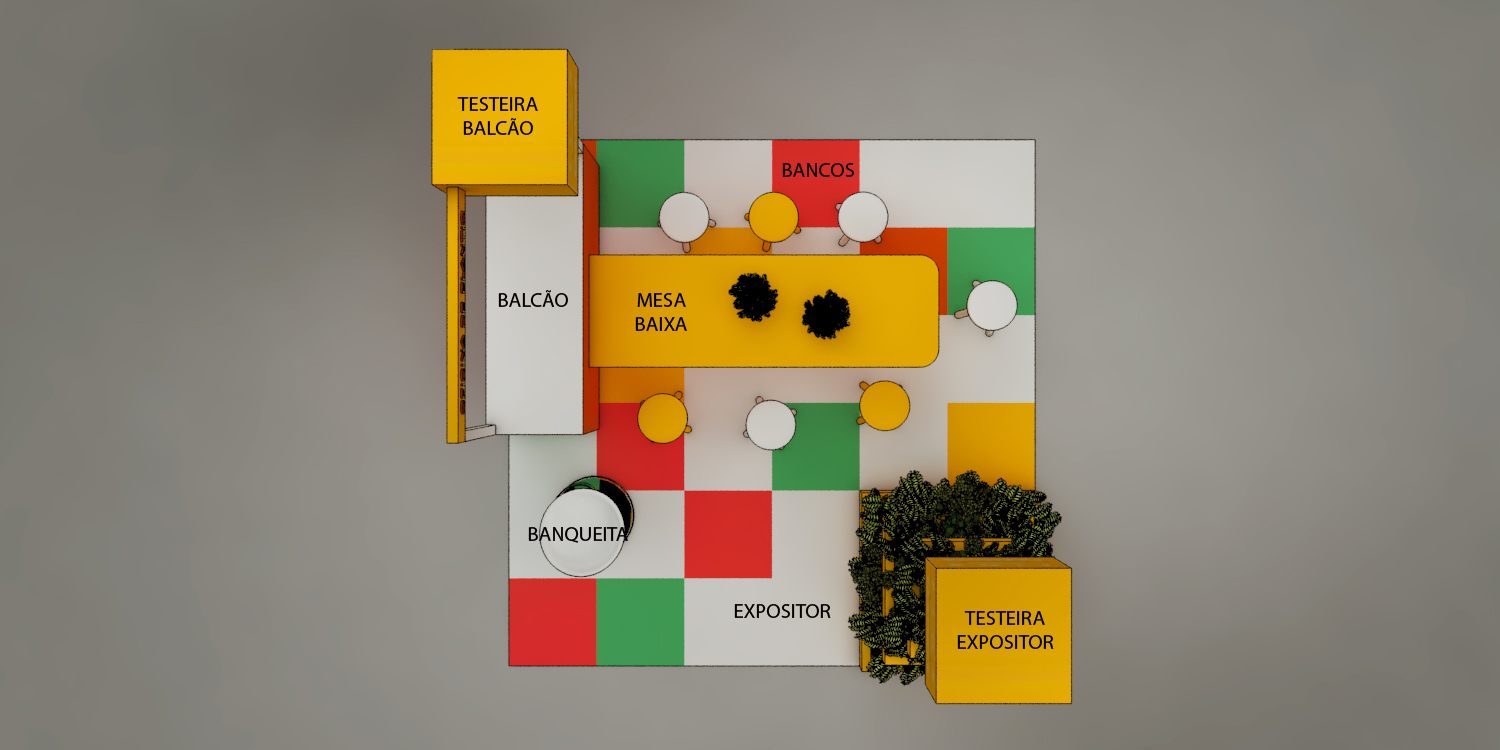 Fina Farinha: arquitetura promocional em render e escala real - imagem 4