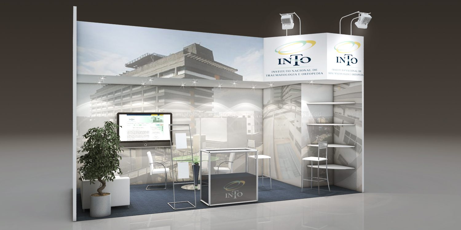 INTO: estande com presença visual e argumento comercial