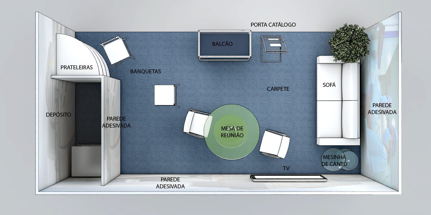 INTO: estande com presença visual e argumento comercial - imagem 3