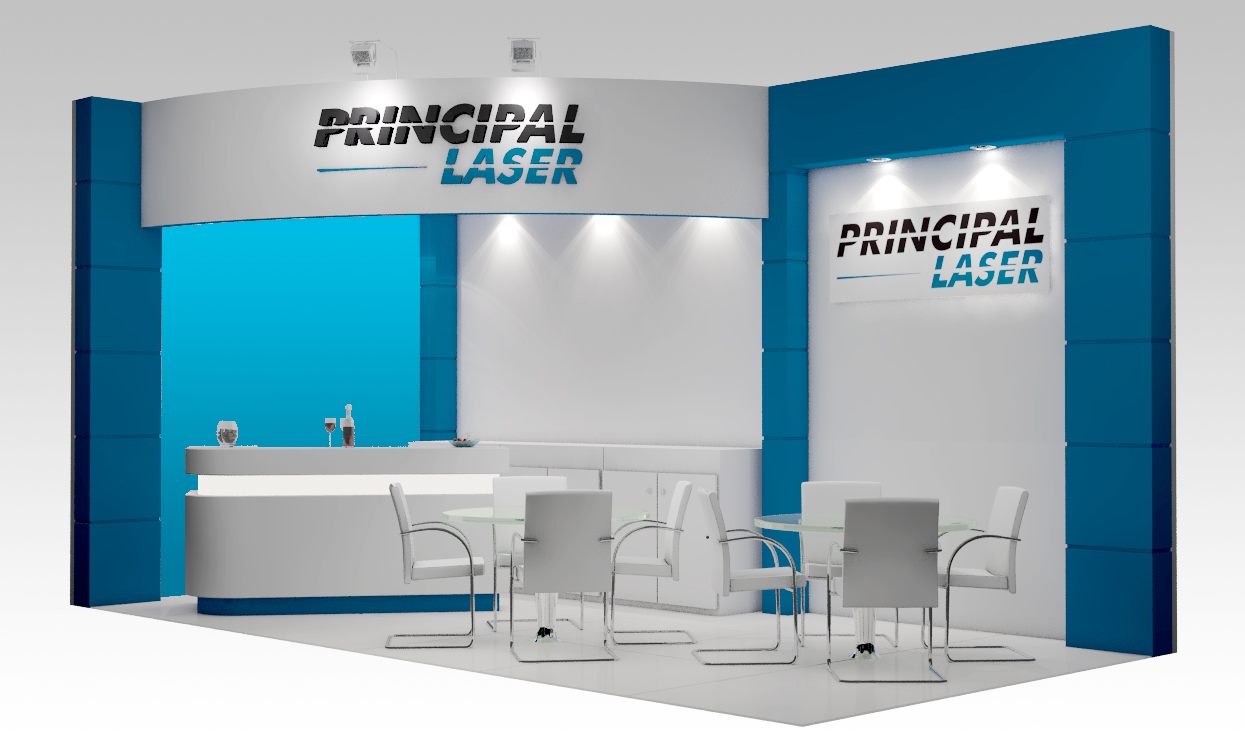 Principal Laser: stand de 2012 com leitura clara de marca - imagem 2