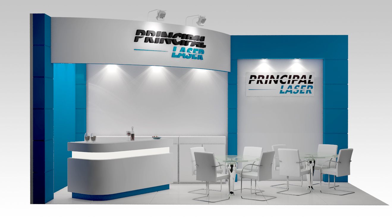 Principal Laser: stand de 2012 com leitura clara de marca - imagem 3