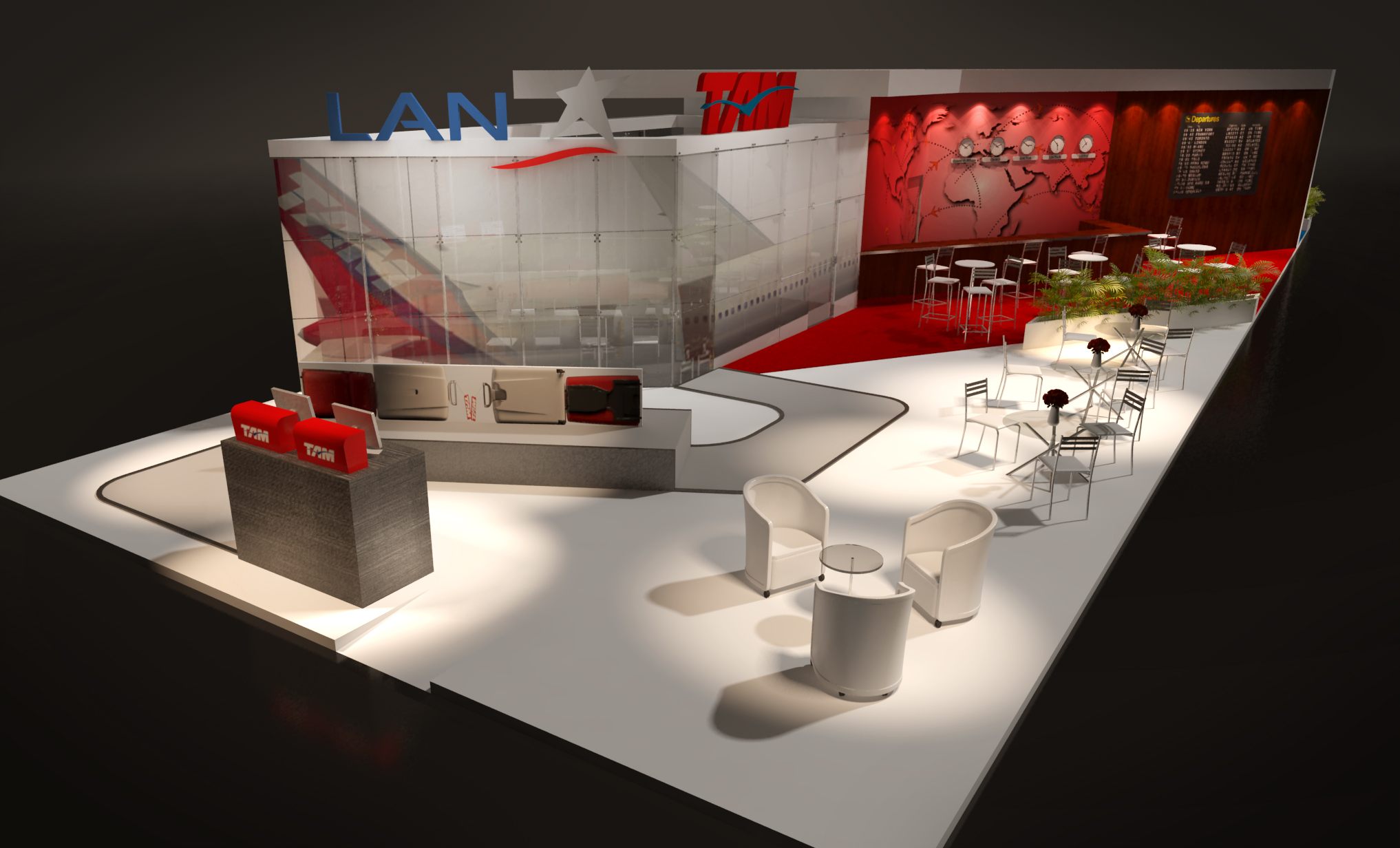 TAM: estande com presença visual e argumento comercial - imagem 2