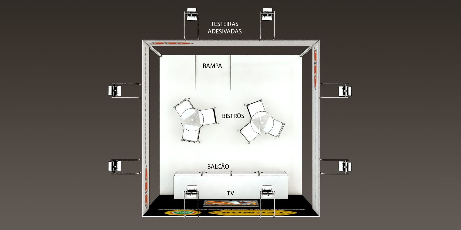 Tecmor: stand de 2012 com leitura clara de marca - imagem 4