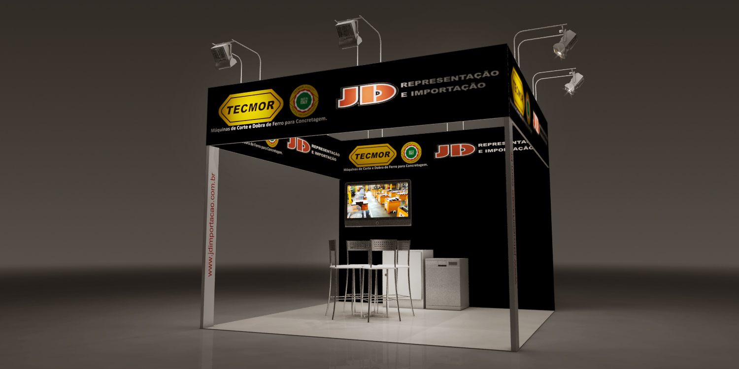 Tecmor: stand de 2012 com leitura clara de marca - imagem 6