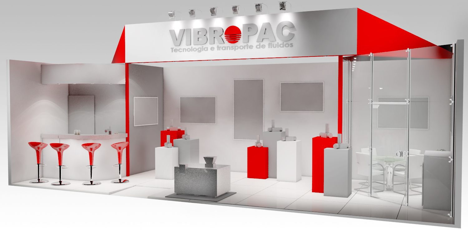 Vibropac: stand de 2012 com leitura clara de marca - imagem 2