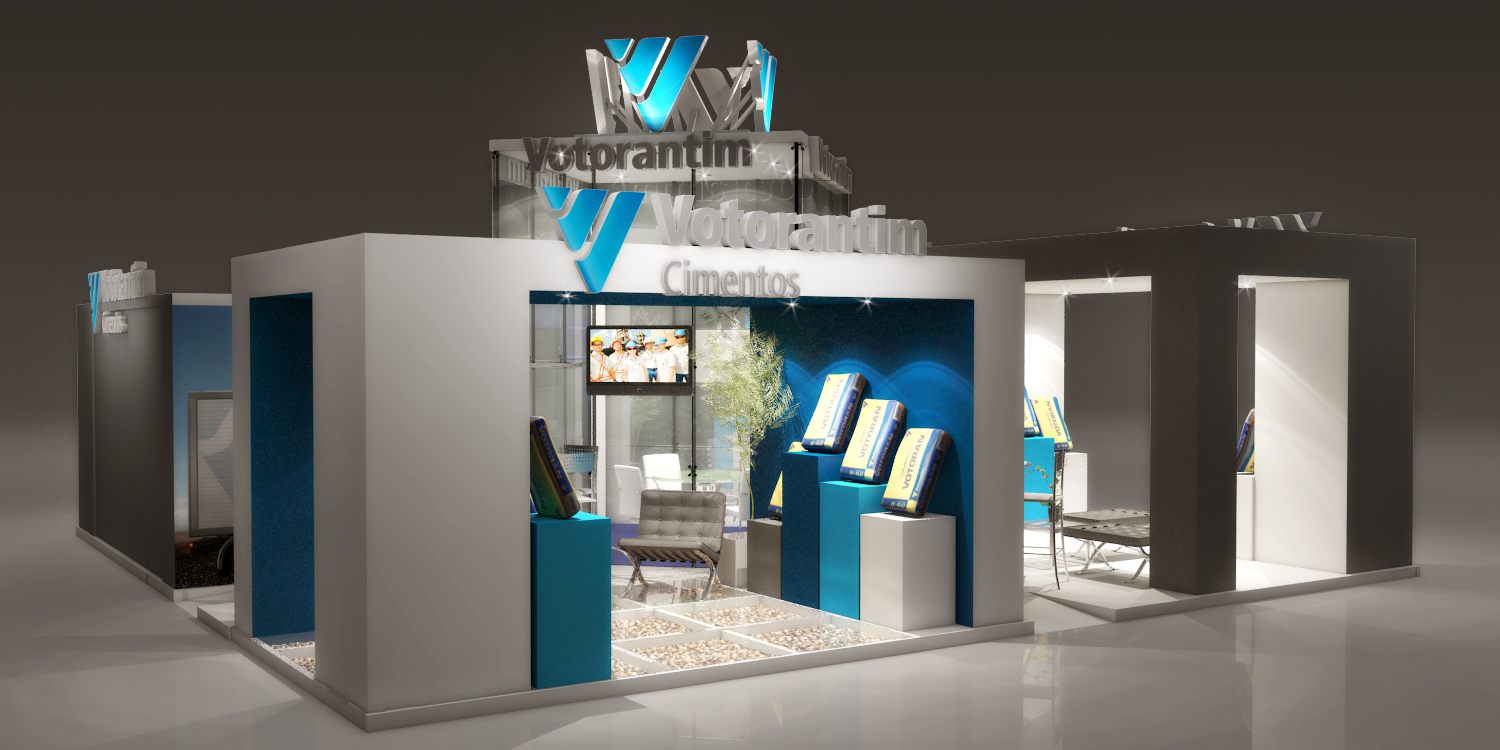 Votorantim: estande com presença visual e argumento comercial