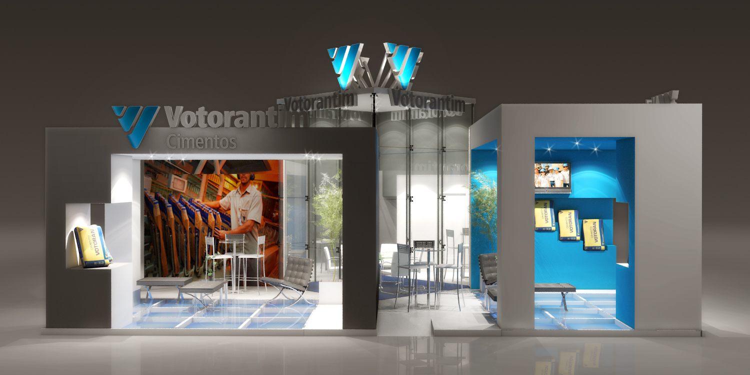 Votorantim: estande com presença visual e argumento comercial - imagem 20