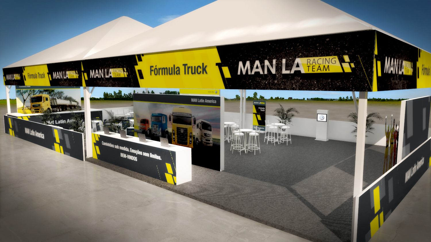 Fórmula Truck MAN: imagem 3D e projeto cenográfico em 2012 - imagem 1
