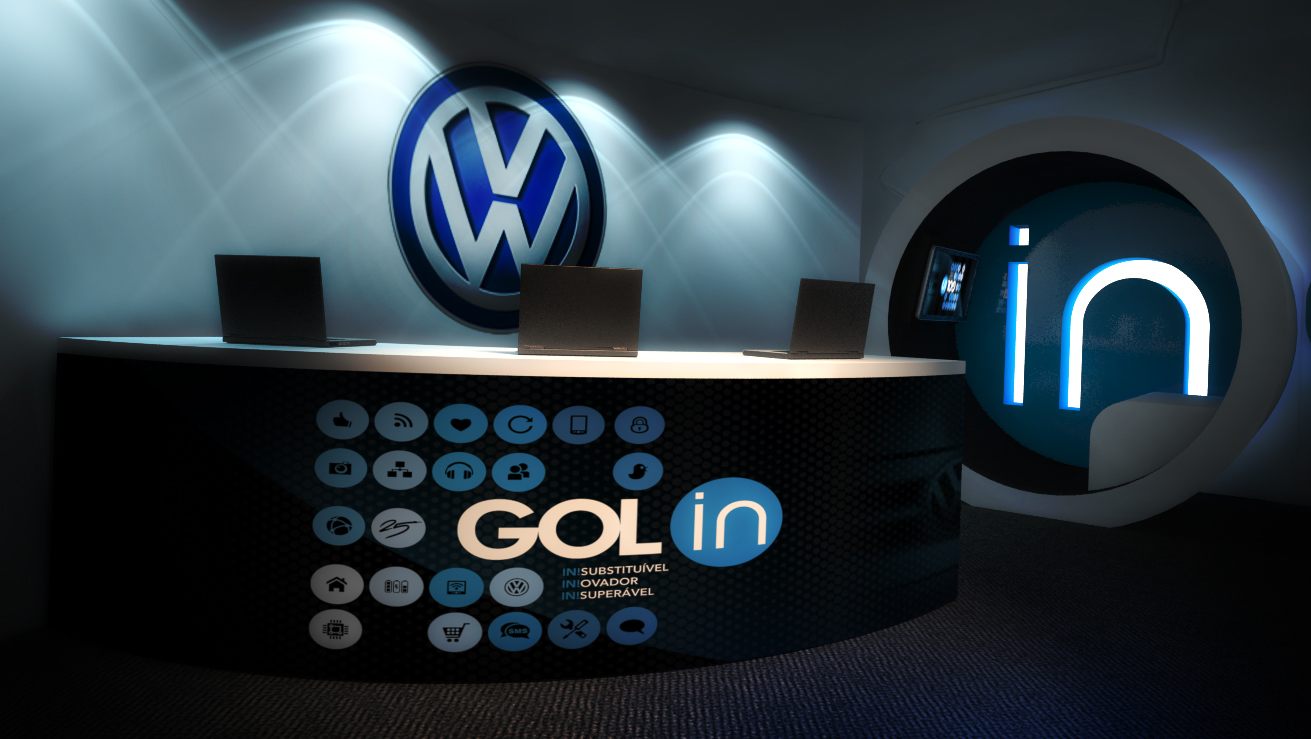 Gol In Volkswagen: imagem 3D e projeto cenográfico em 2012 - imagem 3
