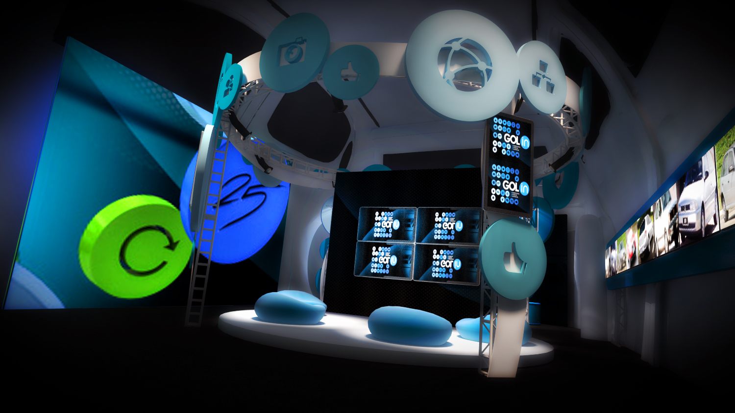 Gol In Volkswagen: imagem 3D e projeto cenográfico em 2012 - imagem 4