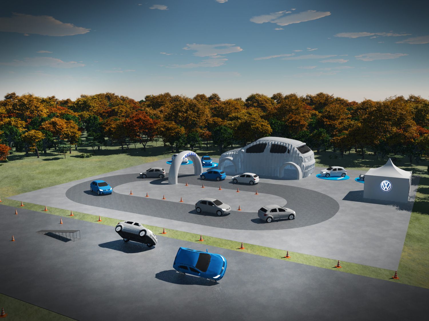 Gol In Volkswagen: imagem 3D e projeto cenográfico em 2012 - imagem 7
