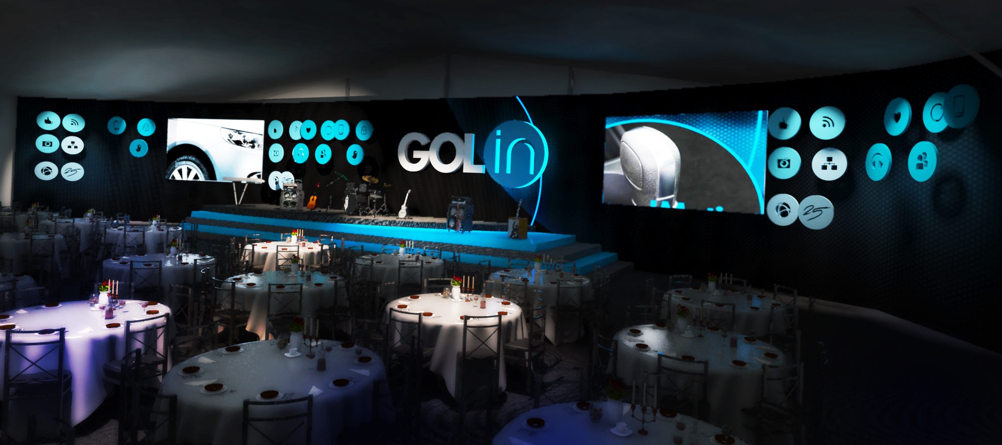 Gol In Volkswagen: imagem 3D e projeto cenográfico em 2012 - imagem 12