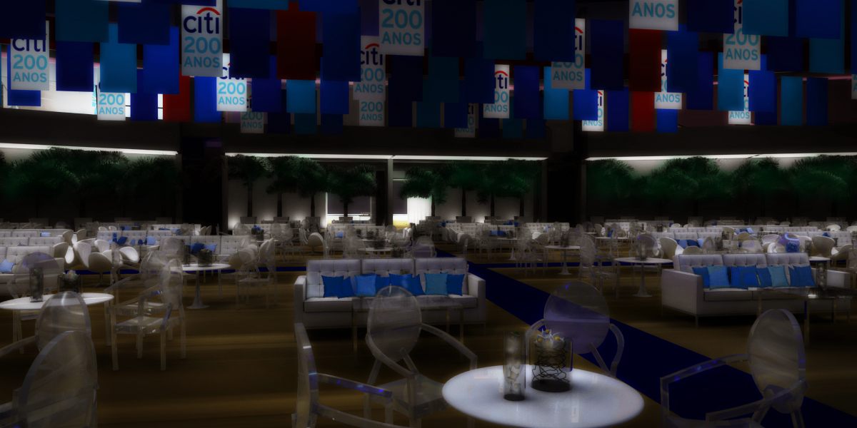 LED Citibank: imagem 3D e projeto cenográfico em 2012 - imagem 3