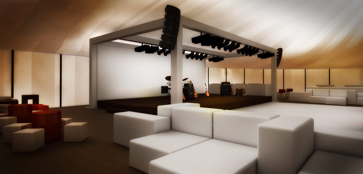 Leilão e Feijoada Brasif: imagem 3D e projeto cenográfico em 2012