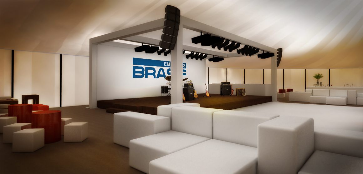 Leilão e Feijoada Brasif: imagem 3D e projeto cenográfico em 2012 - imagem 5