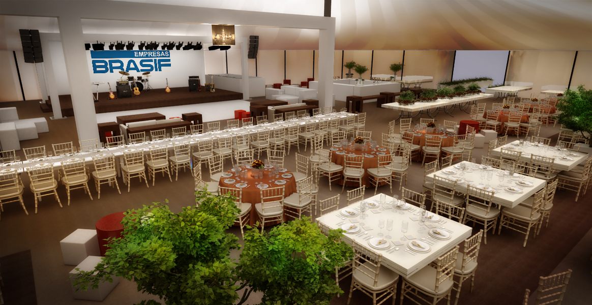 Leilão e Feijoada Brasif: imagem 3D e projeto cenográfico em 2012 - imagem 6