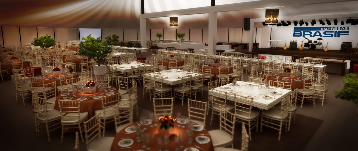 Leilão e Feijoada Brasif: imagem 3D e projeto cenográfico em 2012 - imagem 7