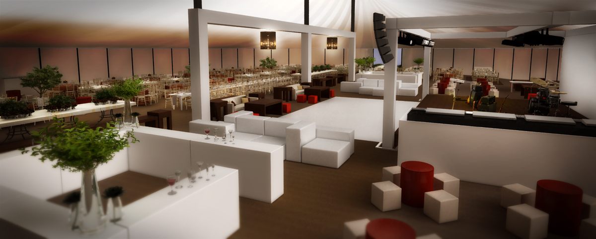 Leilão e Feijoada Brasif: imagem 3D e projeto cenográfico em 2012 - imagem 8