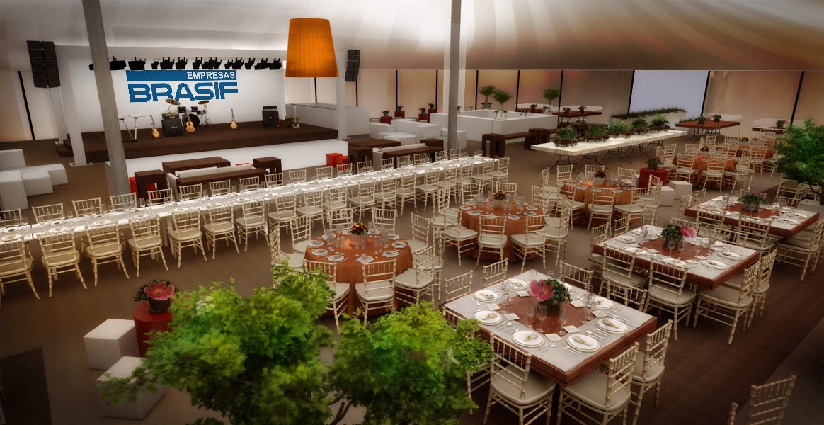 Leilão e Feijoada Brasif: imagem 3D e projeto cenográfico em 2012 - imagem 10