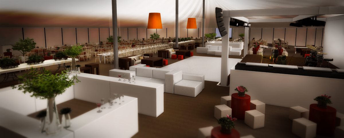Leilão e Feijoada Brasif: imagem 3D e projeto cenográfico em 2012 - imagem 12