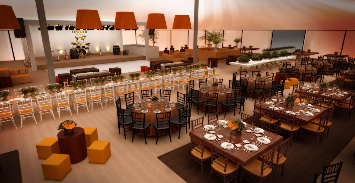 Leilão e Feijoada Brasif: imagem 3D e projeto cenográfico em 2012 - imagem 14