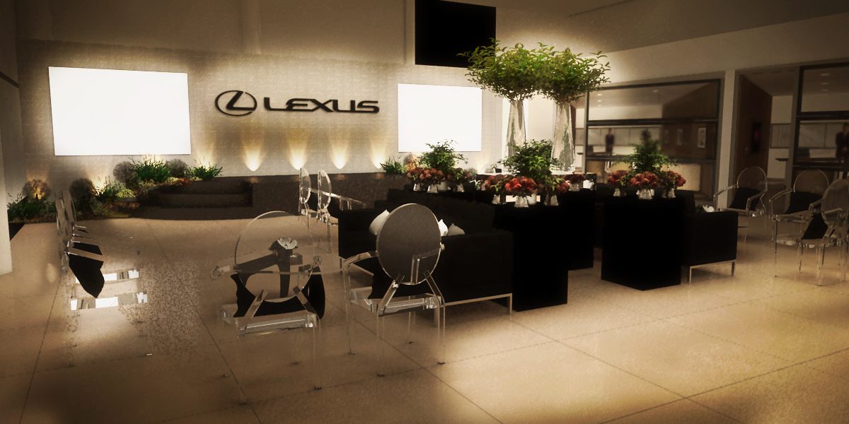Lexus VIP Day: imagem 3D e projeto cenográfico em 2012 - imagem 3