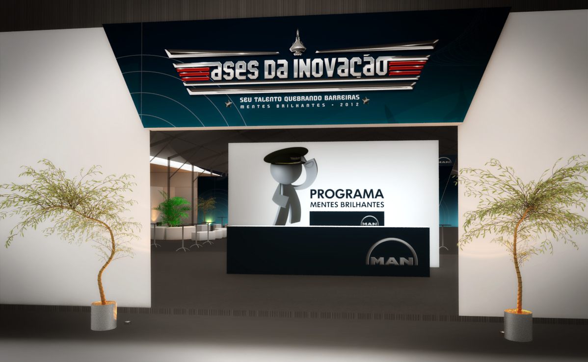 Mentes Brilhantes MAN: imagem 3D e projeto cenográfico em 2012 - imagem 1