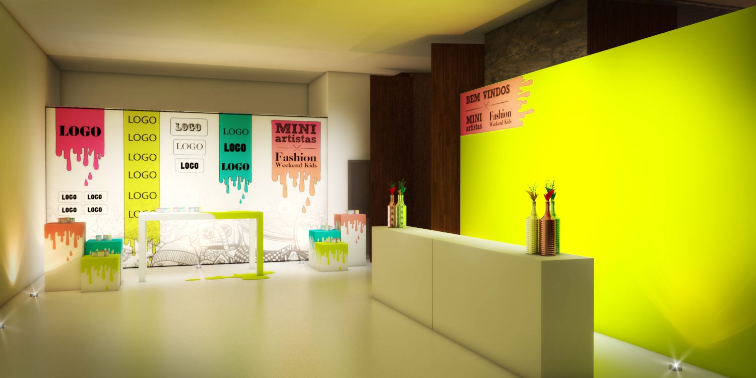 Mini Artistas Ana Cury: imagem 3D e projeto cenográfico em 2012 - imagem 1