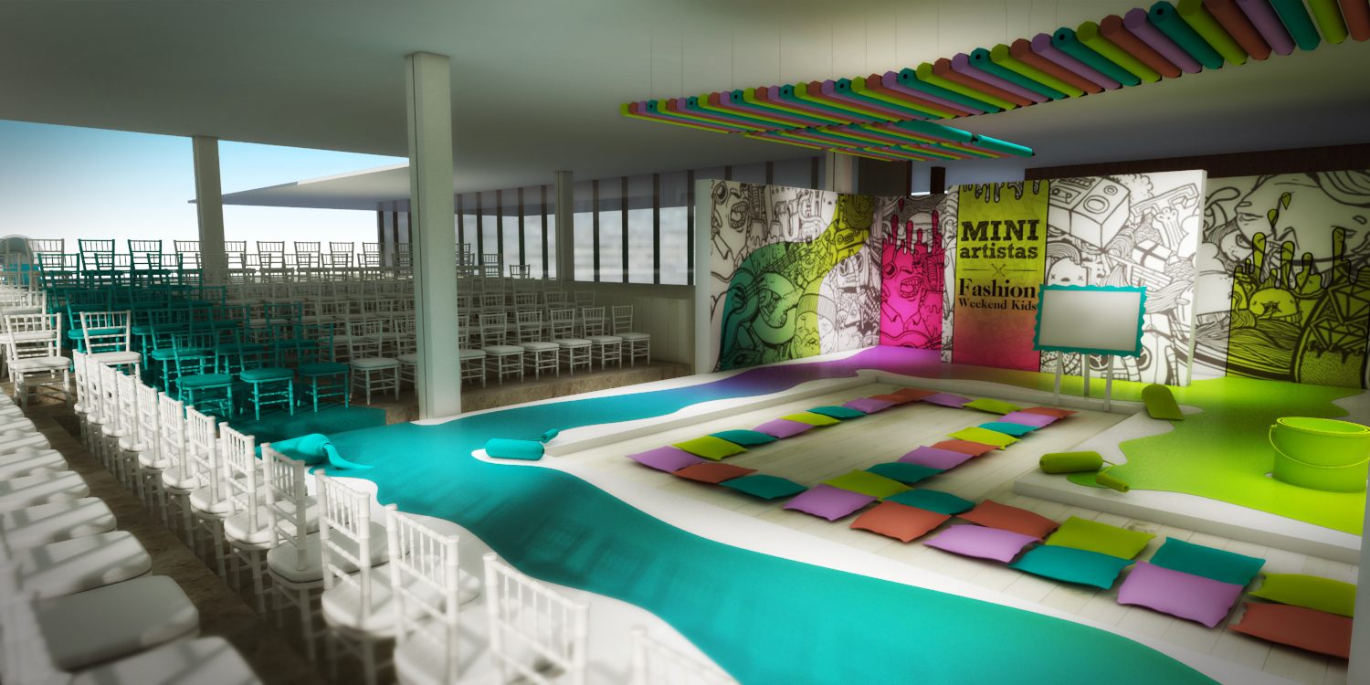 Mini Artistas Ana Cury: imagem 3D e projeto cenográfico em 2012 - imagem 8