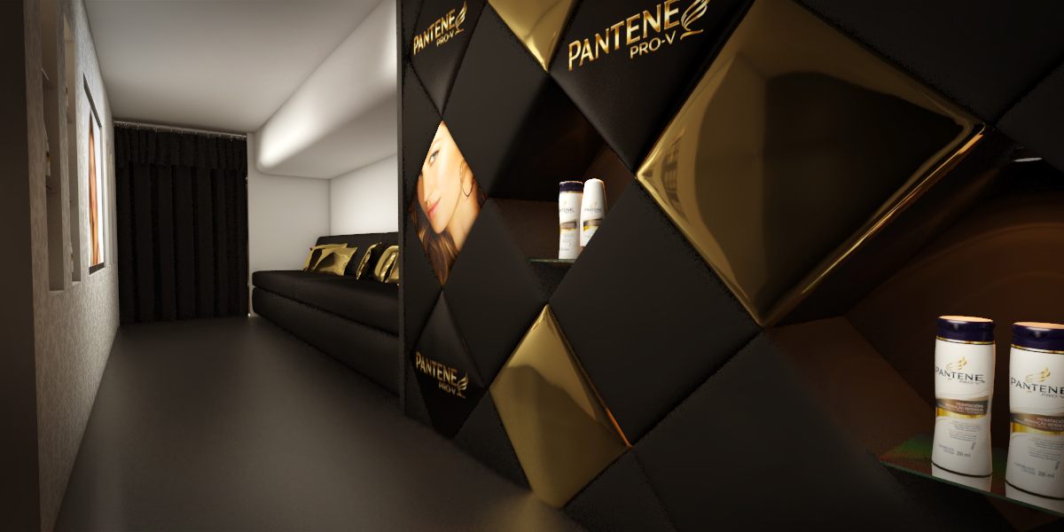 Ônibus Pantene: instalação cenográfica com presença física - imagem 5