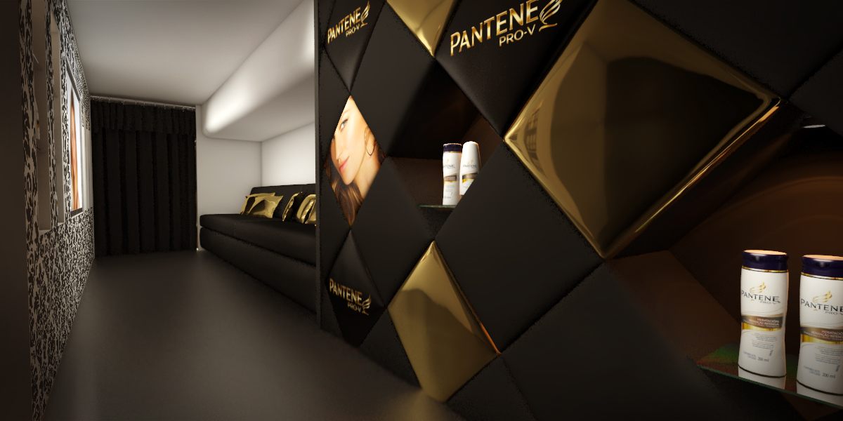 Ônibus Pantene: instalação cenográfica com presença física - imagem 6
