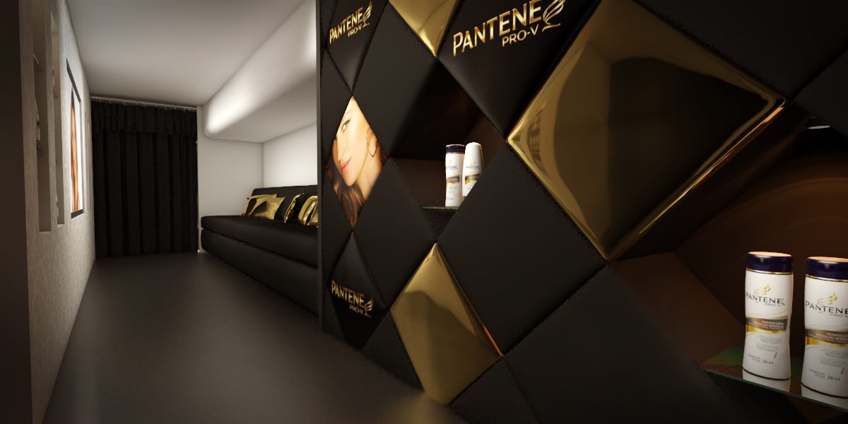 Ônibus Pantene: instalação cenográfica com presença física - imagem 7