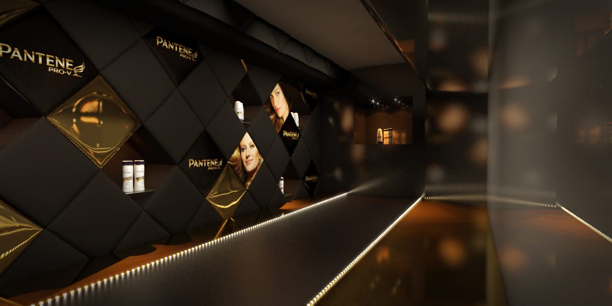 Ônibus Pantene: instalação cenográfica com presença física - imagem 15
