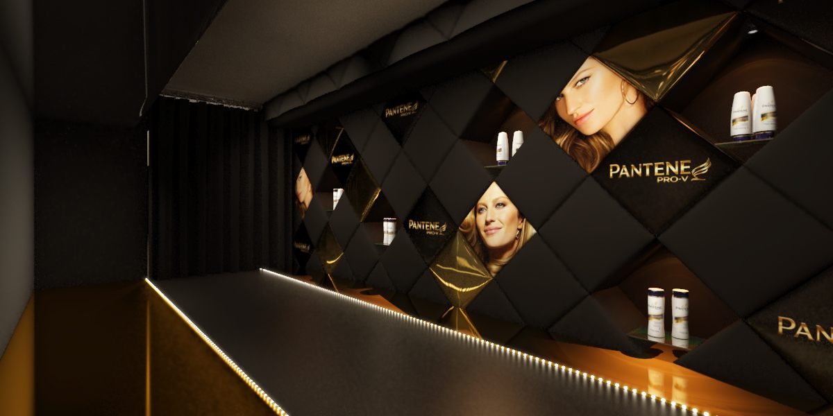 Ônibus Pantene: instalação cenográfica com presença física - imagem 16
