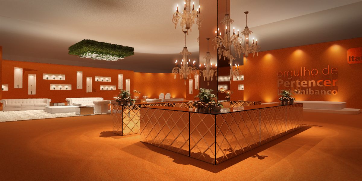 Orgulho em Pertencer Itaú Unibanco: imagem 3D e projeto cenográfico em 2012 - imagem 3