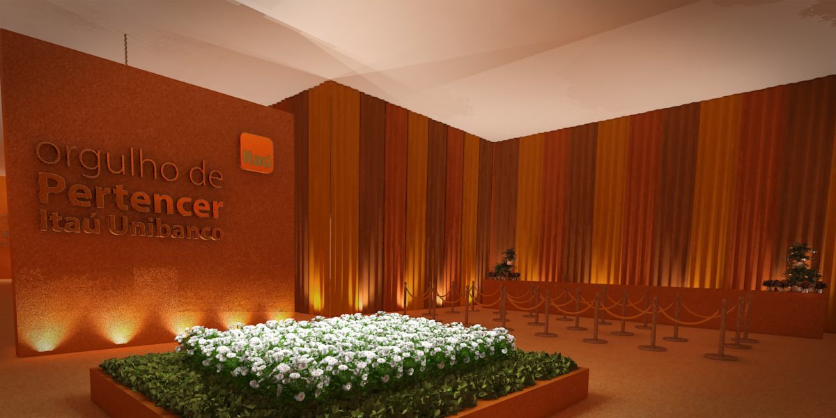 Orgulho em Pertencer Itaú Unibanco: imagem 3D e projeto cenográfico em 2012 - imagem 8