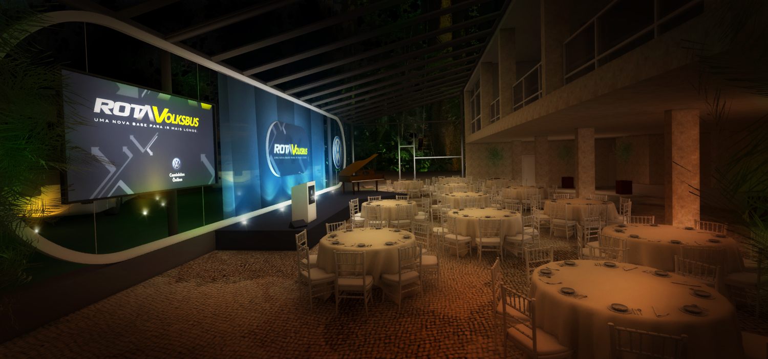 RoadShow Volkswagen: imagem 3D e projeto cenográfico em 2012 - imagem 1