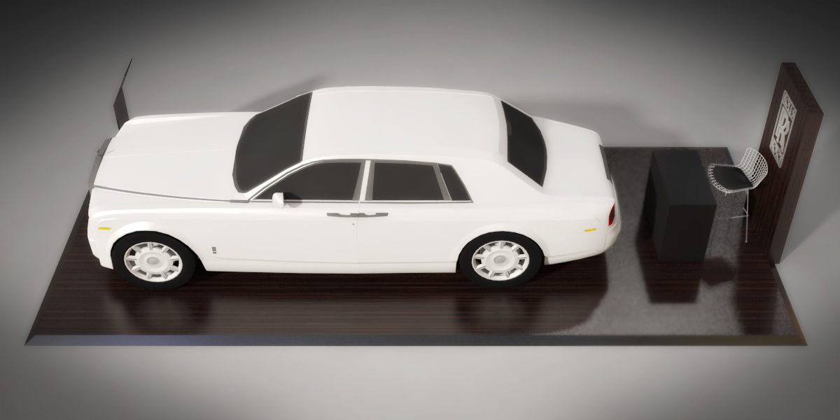 Rolls-Royce: imagem 3D e projeto cenográfico em 2012 - imagem 3