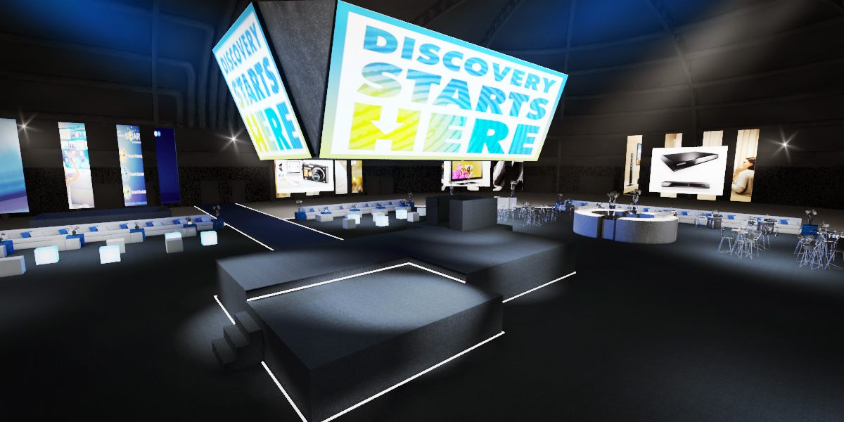Samsung: imagem 3D e projeto cenográfico em 2012 - imagem 3