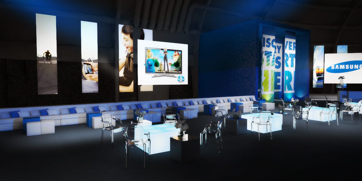 Samsung: imagem 3D e projeto cenográfico em 2012 - imagem 8