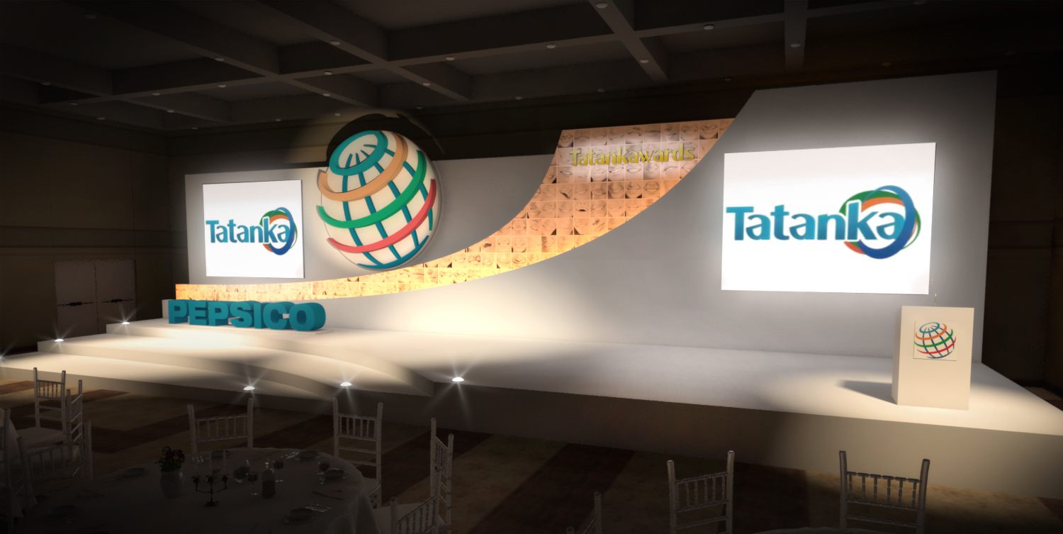 Tatankawards PepsiCo: imagem 3D e projeto cenográfico em 2012 - imagem 2