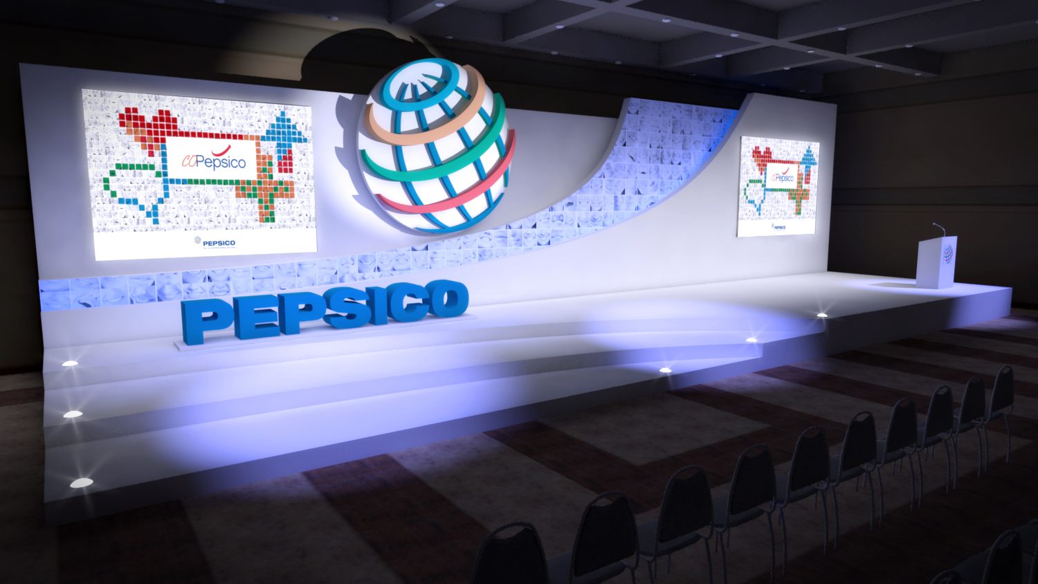 Tatankawards PepsiCo: imagem 3D e projeto cenográfico em 2012 - imagem 4